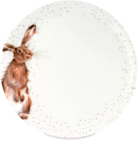 Тарелка столовая обеденная Royal Worcester Забавная фауна Кролик / WN4077-XB-Rabbit - 