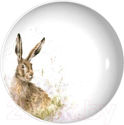 Тарелка столовая глубокая Royal Worcester Забавная фауна Заяц / WN4341-XB-Hare