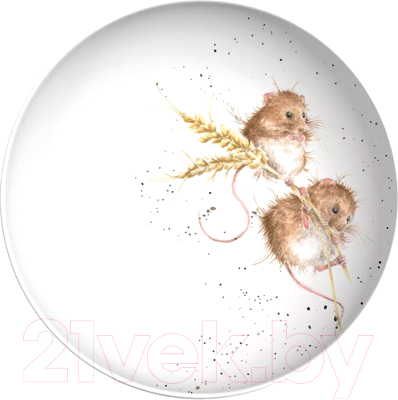 Тарелка столовая глубокая Royal Worcester Забавная фауна Мыши / WN4341-XB-Mice