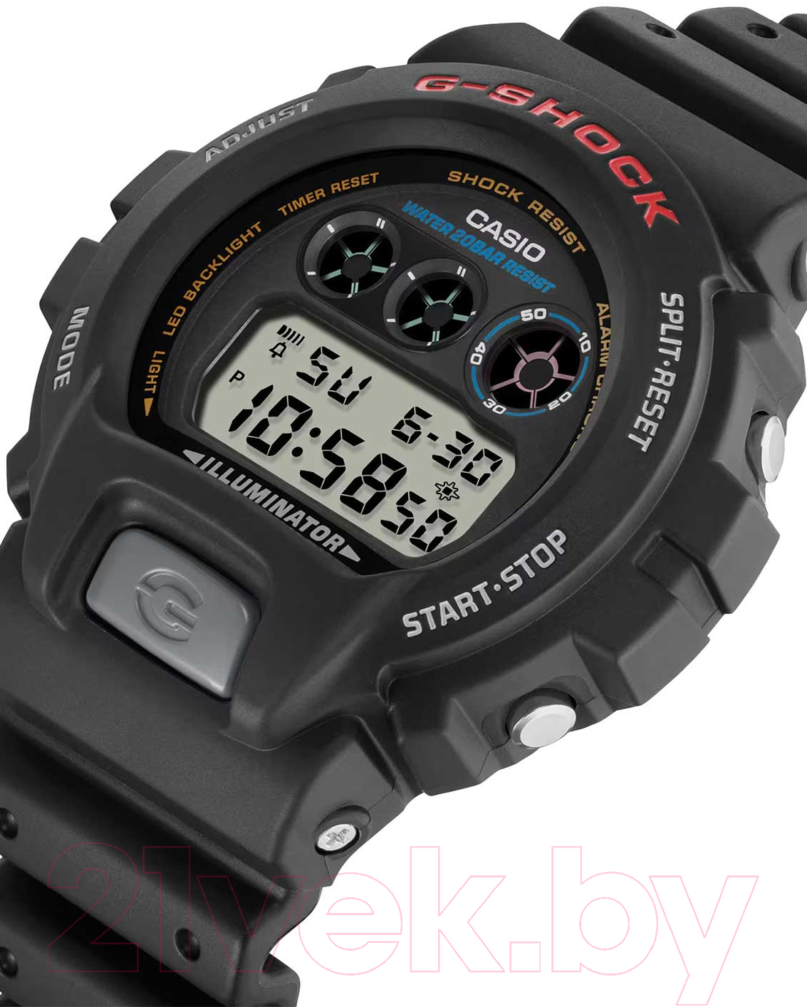 Часы наручные мужские Casio DW-6900U-1E — фото 2
