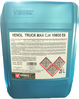 Моторное масло Venol Truck Max CJ4 10W30 E6 CJ-4/CI-4 E6/E9 / 266020VE (20л) - 
