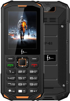 Мобильный телефон F+ R240 (черный/оранжевый) - 