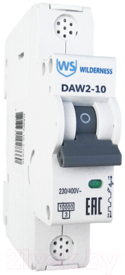 Выключатель автоматический Wilderness DAW2-10 1P 2A х-ка C 10kA (R) / DAW2-10-1-C002