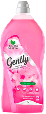 Средство для стирки Clean&Green Gently Концентрат Нежное прикосновение CG8276 (2л, розовый)