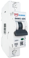 Выключатель автоматический Wilderness DAW2-6DC 1P 2A х-ка C 6kA 250В DC (R) / DAW2-6DC-1-C002  - 