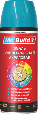 Краска Mr. Build ANC5021 (400мл, RAL 5021 водная синь)