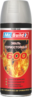 Краска Mr. Build для высоких температур 714803 (400мл, серебристый) - 