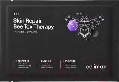 Маска для лица тканевая Celimax Skin Repair Bee Tox Therapy Mask (25мл)