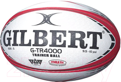 Мяч для регби Gilbert G-TR4000 / 42097803 (размер 3, белый/красный/черный)