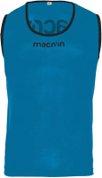 Манишка футбольная Macron Practice+ / 503203-2XL (2XL, голубой) - 