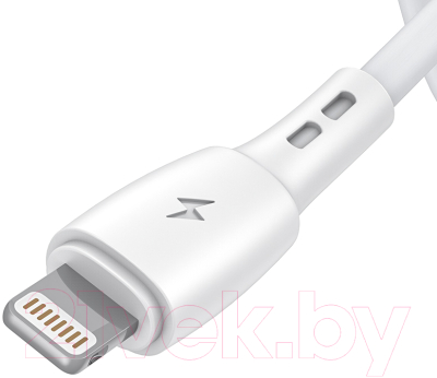 Кабель Vipfan X06 USB-iPhone (1м, белый, в футляре)