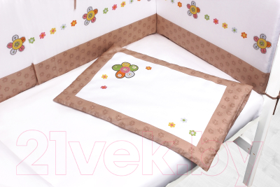 Комплект постельный для малышей Perina Тиффани / Т6-02.0 (цветы)