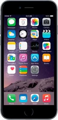 Смартфон Apple iPhone 6 16GB / MG472 (серый космос) - общий вид