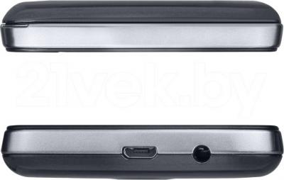 Смартфон Prestigio MultiPhone 8400 Duo (черный) - верхняя и нижняя панели