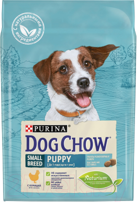 Сухой корм для собак Dog Chow Puppy с курицей полнорационный (2.5кг)