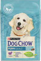 Корм для собак Dog Chow Puppy с ягненком полнорационный (2.5кг) - 