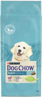 Корм для собак Dog Chow Puppy с ягненком полнорационный (14кг) - 