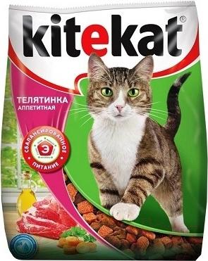 Сухой корм для кошек Kitekat Аппетитная телятинка (13 кг) - общий вид