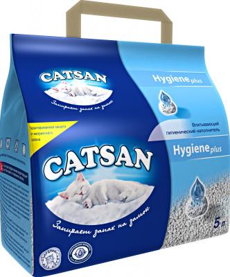 Наполнитель для туалета Catsan Hygiene plus (5л) - общий вид