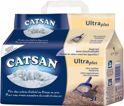 Наполнитель для туалета Catsan Ultra Plus (5л) - общий вид
