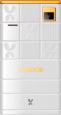 Мобильный телефон Keneksi Art (белый) - вид сзади