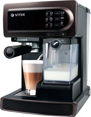 Кофеварка эспрессо Vitek VT-1517 BN - общий вид