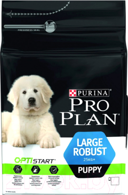 Сухой корм для собак Pro Plan Puppy Large Robust полнорационный с курицей и рисом (14кг)