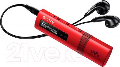 USB-плеер Sony NWZ-B183FR (4Gb, красный) - общий вид