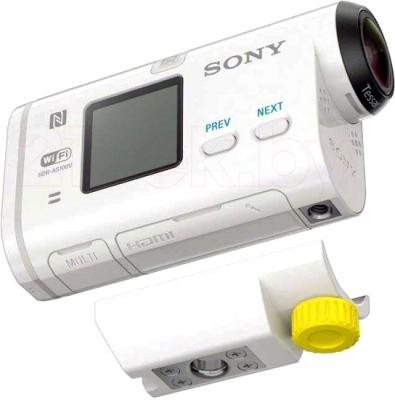 Экшн-камера Sony HDR-AS100VB (комплект BIKE) - с креплением