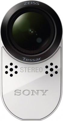 Экшн-камера Sony HDR-AS100VB (комплект BIKE) - вид спереди