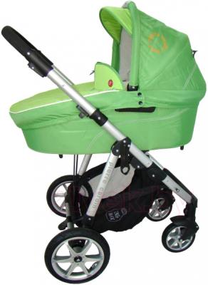 Детская универсальная коляска Pierre Cardin PS687 3 в 1 (зеленый) - люлька