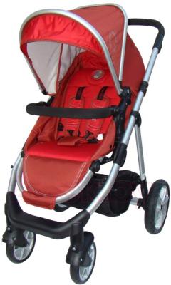 Детская универсальная коляска Pierre Cardin PS687 3 в 1 (красный) - прогулочный блок