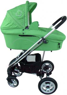 Детская универсальная коляска Pierre Cardin PS870 3 в 1 (зеленый) - люлька