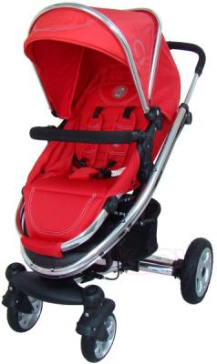 Детская универсальная коляска Pierre Cardin PS870 3 в 1 (красный) - прогулочный блок