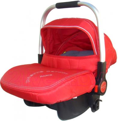 Детская универсальная коляска Pierre Cardin PS870 3 в 1 (красный) - автокресло