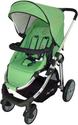 Детская универсальная коляска Pierre Cardin PS880 3 в 1 (зеленый) - прогулочный блок