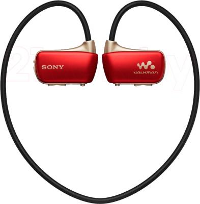 Наушники-плеер Sony NWZ-W273S (4GB, красный) - общий вид