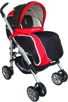 Детская универсальная коляска Pierre Cardin PS693B 2 в 1 (красный) - с чехлом для ног