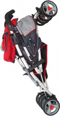 Детская прогулочная коляска Pierre Cardin PS518 (красный) - в сложенном виде