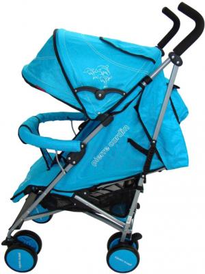 Детская прогулочная коляска Pierre Cardin PS568 (синий) - вид сбоку