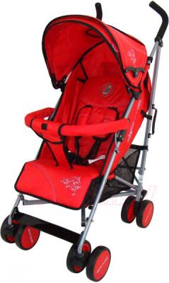 Детская прогулочная коляска Pierre Cardin PS568 (красный) - общий вид