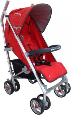 Детская прогулочная коляска Pierre Cardin PS586AL (красный) - общий вид