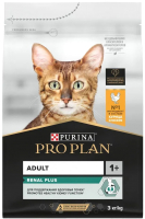 Сухой корм для кошек Pro Plan Adult с курицей (3кг) - 
