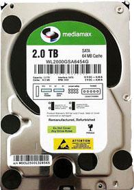 Жесткий диск Mediamax WL2000GSA - общий вид