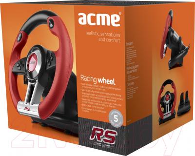 Игровой руль Acme Racing Wheel RS 870860 / 078055 (с педалями) - коробка
