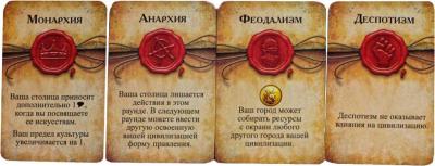 Настольная игра Мир Хобби Цивилизация Сида Мейера 1112 (3-е русское издание) - игровые карточки
