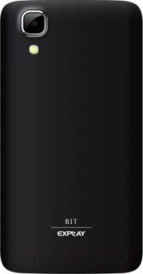 Смартфон Explay Bit (черный) - вид сзади