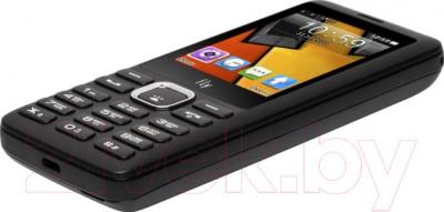 Мобильный телефон Fly DS132 (Dark Gray) - вид лежа
