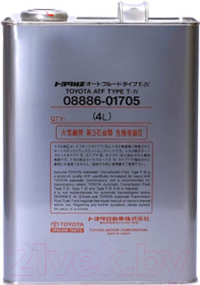 Трансмиссионное масло TOYOTA ATF Type T-IV / 0888601705 (4л)