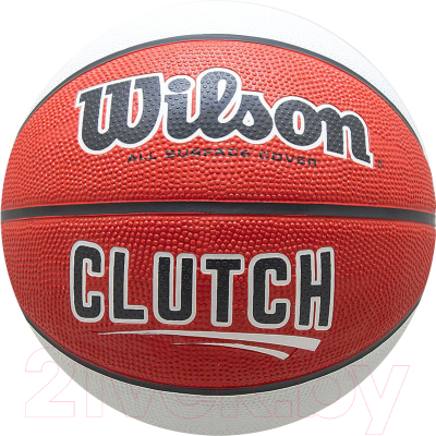 Баскетбольный мяч Wilson Clutch / WTB14195XB07 (размер 7, красный/белый/черный)